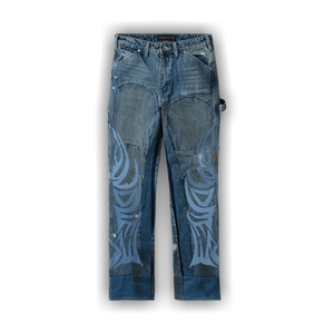 Who Decides War Winged Carpenter Denim Pants 'Sky'