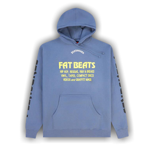 Pleasures Sections Hoodie 'Storm Blue'