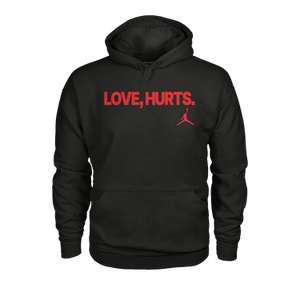 Air Jordan Jalen Hurts Love Hurts Hoodie 'Black/Red'