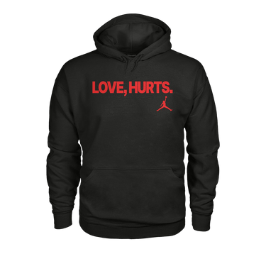 Air Jordan Jalen Hurts Love Hurts Hoodie 'Black/Red'