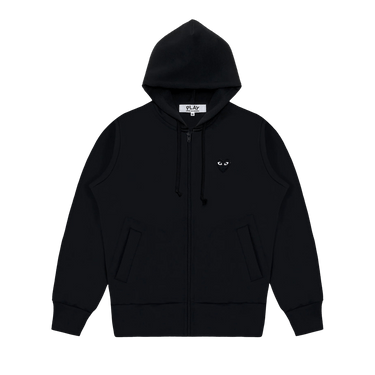 Comme des Garçons PLAY Zip-Up Sweatshirt 'Black'