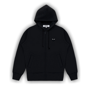 Comme des Garçons PLAY Zip-Up Sweatshirt 'Black'