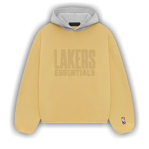 Fear of God Essentials x NBA Los Angeles Lakers Hoodie 'Yellow'