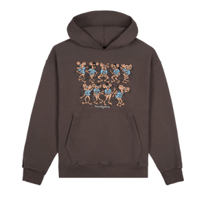 Brain Dead Rat Dance Soundsystem Hoodie 'Grey'