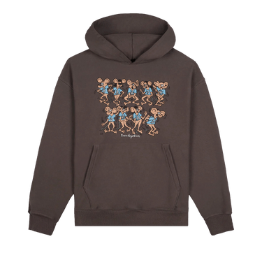 Brain Dead Rat Dance Soundsystem Hoodie 'Grey'