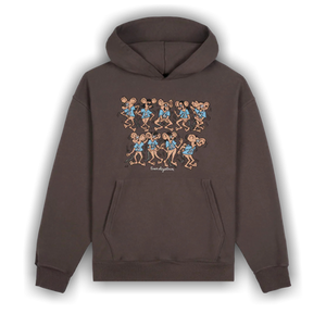 Brain Dead Rat Dance Soundsystem Hoodie 'Grey'