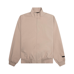 Fear of God Essentials Bonded Nylon Bomber Jacket 'Desert Sand'