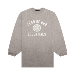 Fear of God Essentials Jersey Long-Sleeve Tee 'Heather Grey'