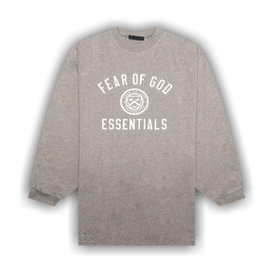 Fear of God Essentials Jersey Long-Sleeve Tee 'Heather Grey'
