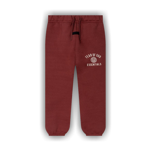 Fear of God Essentials Kids Fleece Essential Sweatpant 'Crimson'