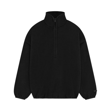 Fear of God Essentials Brushed Half Zip Pull Over 'Black'