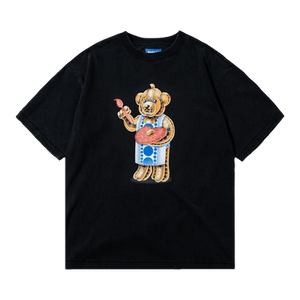 Market Infinity Bear T-Shirt 'Washed Black'
