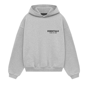 Fear of God Essentials Kids Fleece Hoodie 'Light Heather Grey'