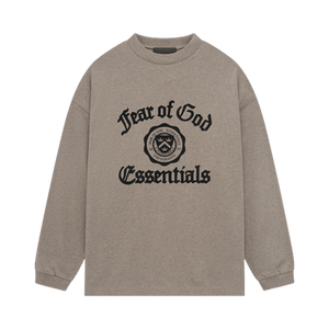 Fear of God Essentials Heavy Long-Sleeve Tee 'Heather Grey'