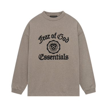 Fear of God Essentials Heavy Long-Sleeve Tee 'Heather Grey'