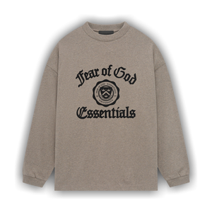 Fear of God Essentials Heavy Long-Sleeve Tee 'Heather Grey'