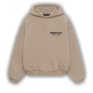 Fear of God Essentials Kids Fleece Hoodie 'Desert Sand'