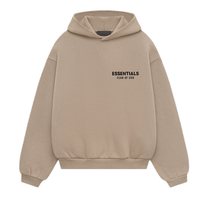 Fear of God Essentials Kids Fleece Hoodie 'Desert Sand'