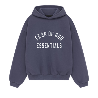 Fear of God Essentials Kids Fleece Hoodie 'Marine'