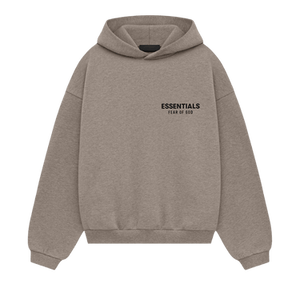 Fear of God Essentials Kids Fleece Hoodie 'Heather Grey'