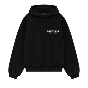 Fear of God Essentials Kids Fleece Hoodie 'Black'