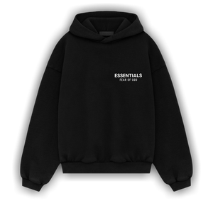 Fear of God Essentials Kids Fleece Hoodie 'Black'