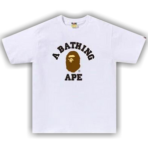 BAPE College Tee 'White'