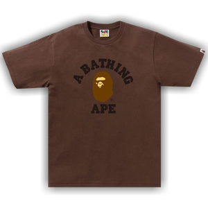 BAPE College Tee 'Brown'