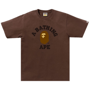 BAPE College Tee 'Brown'
