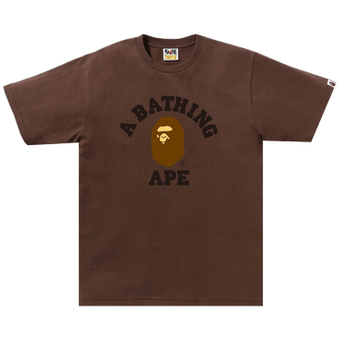 BAPE College Tee 'Brown'
