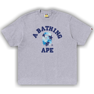 BAPE Sta College Relaxed Fit Tee 'Grey'