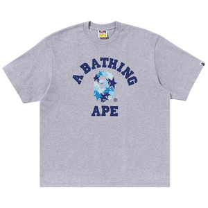 BAPE Sta College Relaxed Fit Tee 'Grey'
