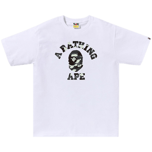 BAPE City Camo College Tee 'White'