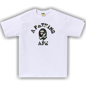 BAPE City Camo College Tee 'White'
