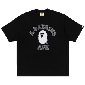 BAPE Hand Drawn College Relaxed Fit Tee 'Black'