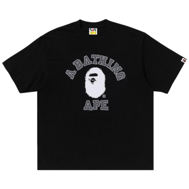 BAPE Hand Drawn College Relaxed Fit Tee 'Black'