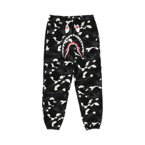 BAPE City Camo Shark Relaxed Fit Sweatpants 'Black'