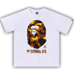 BAPE Kids 1st Camo By Bathing Ape Tee 'White/Yellow'