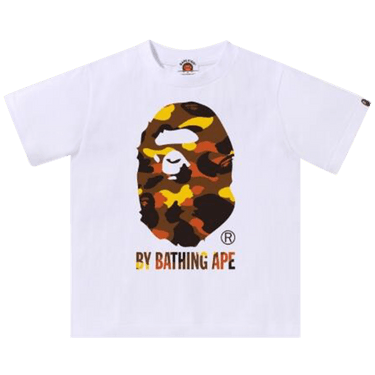 BAPE Kids 1st Camo By Bathing Ape Tee 'White/Yellow'