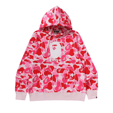 BAPE ABC Camo By Bathing Ape Pullover Hoodie 'Pink'