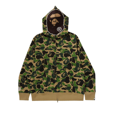 BAPE ABC Camo 2nd Ape Full Zip Hoodie 'Green'