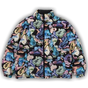 BAPE Art Camo Reversible Down Jacket 'Black'