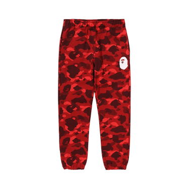 BAPE Color Camo Sweatpants 'Red'