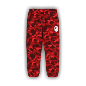 BAPE Color Camo Sweatpants 'Red'