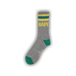 BAPE Stripe Socks 'Grey'