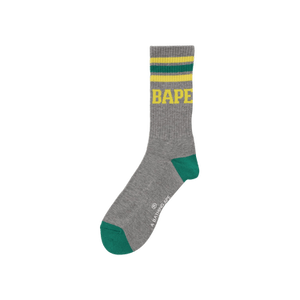 BAPE Stripe Socks 'Grey'
