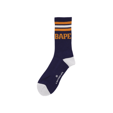BAPE Stripe Socks 'Navy'