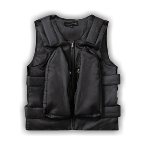 Who Decides War Organza Bullet Point Vest 'Coal'