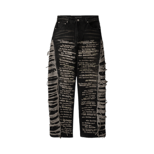 Who Decides War Ultra Flare Scripture Denim Pants 'Chestnut'