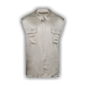 Rick Owens Jumbo Sleeveless Shirt 'Dinge'